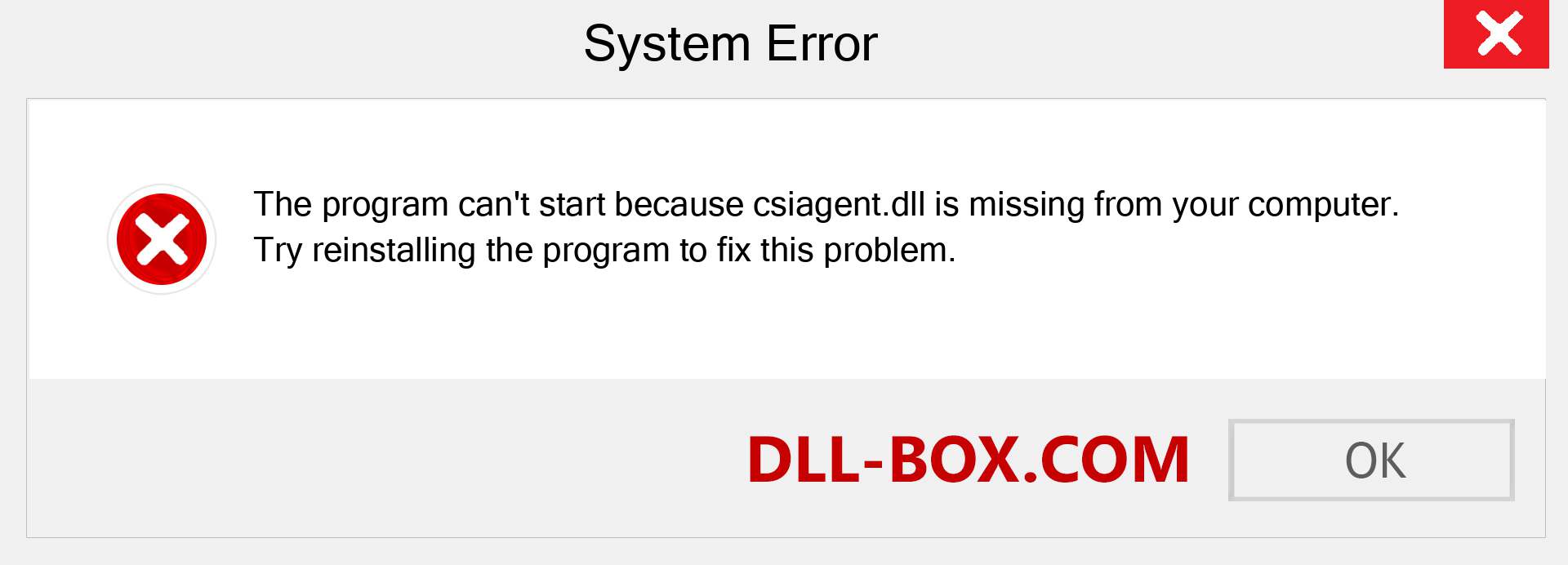  csiagent.dll file is missing?. Download for Windows 7, 8, 10 - Fix  csiagent dll Missing Error on Windows, photos, images